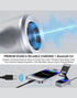 SDYIUXB 3-in-1 360 Bluetooth Audio Power Bank Bracket, Phone Stand with Wireless Bluetooth Speaker, Rotating Foldable