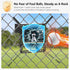 AMAZEAR Phone Fence Mount with Magnetic Shade, Action Camera Fence Mounting Kit for iPhone Samsung Mevo Start Go Pro