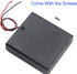 Pack of 2 AA Battery Holder with Switch, 4X 1.5V 6V Battery Holder with Leads