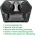 Speaker and Stereo Overhead Console Housing, Compatible with Golf Cart, UTV, Polaris RZR, Marine (Empty Console)