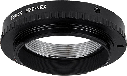 Fotodiox Lens Mount Adapter, Compatible with M39 / L39 Russian and Leica Screw Mount Lenses to Sony E-Mount Cameras