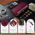 XcaseBar 13 6.1" 13 compatible with iPhone Wallet case with Zipper Credit Card HolderRFID Blocking,Flip Folio Book PU