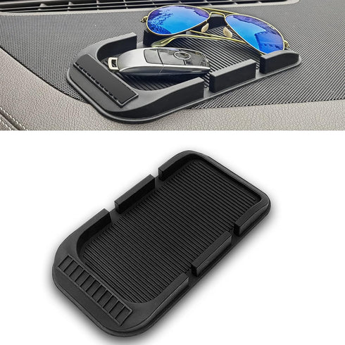Anti-Slip Gel Pad Car Dashboard Stand for Navigation Cell Phone, Black