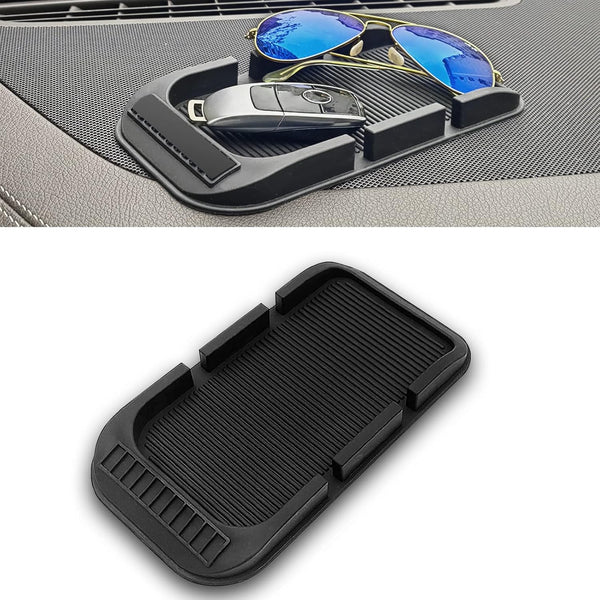 Anti-Slip Gel Pad Car Dashboard Stand for Navigation Cell Phone, Black