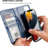 Bocasal Detachable Wallet Case for iPhone 13 Pro Max - RFID Blocking Card Slots, Premium PU Leather Magnetic Cover