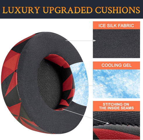 SOULWIT Replacement Ear Pads for Corsair Virtuoso RGB Wireless XT SE, High-Density Foam Cushions, Added Thickness (CG