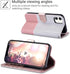 ULAK Compatible with iPhone 11 Wallet Case with Card Holder, PU Leather Flip Cover with Kickstand Magnetic Closure, TPU