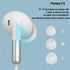 DUKABEL USB in-ear Headphones, White Gaming Earphone Headset with Microphone for PC/PS4/PS5, Live Conference, Video