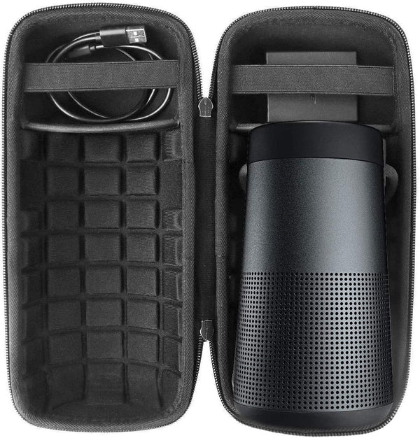 Khanka Hard Travel Case for Bose SoundLink Revolve/Revolve (Series II) Portable Bluetooth Speaker, Black