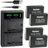 Kastar 4-Pack Battery and LTD2 USB Charger for Canon EOS M6, M6 Mark II, 77D, 750D, 760D, 800D, EOS RP