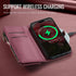 Defencase 15 15 6.1", Compatible with iPhone Case Wallet with RFID Blocking Card Holder for Women and Men, Fashion PU