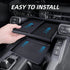 SUMERVOV Center Console Wireless Charging Anti-Slip Mat Phone Charging Area Silicone Pad (Wireless Charging Mat)