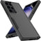 for Samsung Galaxy S23 Ultra Case: Dual Layer Heavy Duty Protective Cover with Screen Protector - Black