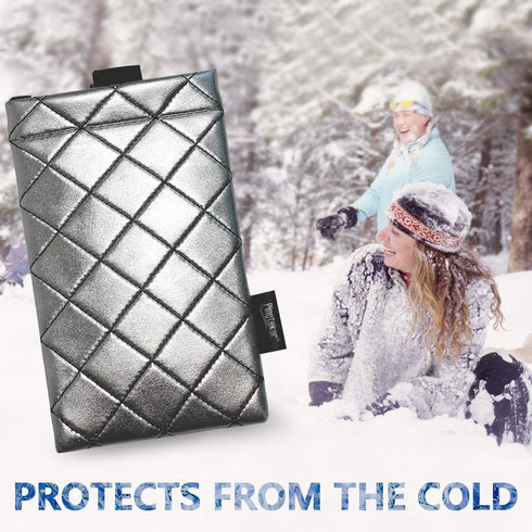 OCEAN Heart Thermal Phone Case,Prevent Lower Temperatures to Extend Battery Life,Drop Protection,Protection for Outdoor Sports