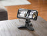 WeatherTech DeskFone Two View Universal Phone Holder for Flat Surfaces, Office, Kitchen, Nightstand - Black Plastic