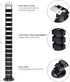 Vwindesk Vertebrae Cable Management Spine Kit | Quad Entry Wire Organizer for Height Adjustable Desk, Black