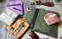 Vintage Tyvek Paper Tablet Sleeve Case, Water Repellent Bag for iPad, Surface, Galaxy Tab, 12inch Laptop Organizer