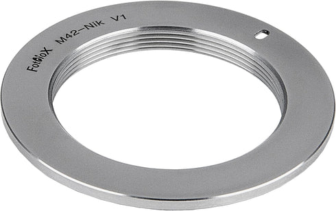 Fotodiox Pro Lens Mount Adapter - M42 Type 1 Screw Mount SLR Lens to Nikon F Mount SLR Camera Body