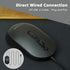 M104 Wired Computer Mouse 3 Pack, Silent Optical USB Corded Mouse Mice Bulk for Laptop PC Chromebook, Black