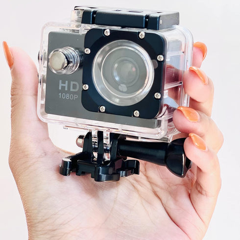 Sports Camera HD 1080p Mini Camcorders - Action Camera Video Full HD, Black (HL-01-02)