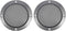 X AUTOHAUX 2pcs 3" Titanium Tone Audio Speaker Cover - Glossy Mesh Subwoofer Grill Horn Protector