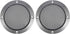 X AUTOHAUX 2pcs 3" Titanium Tone Audio Speaker Cover - Glossy Mesh Subwoofer Grill Horn Protector