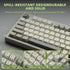 dagaladoo DK98 97 10/8.1/8/7 womier Retro Wired Gaming Keyboard Creamy Membrane with Rainbow RGB Backlight