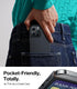 iPhone 15 Pro Case by TORRAS - Ultra Thin, Lightweight Matte Hard PC Cover, Slim Fit for 6.1" Black 2023 Model.