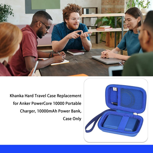 khanka Hard Travel Case for Anker PowerCore Speed 10000 10000mAh QC Charge 3.0 Portable External Charger Battery Power