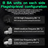 KZ AS16 Pro 8 Balance Armatures In-Ear Earphone, Pro HiFi IEMs Music Earbuds for Studio Recording, Black with Mic