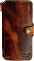 Yogurt Case for Samsung Galaxy S24 Ultra, Genuine Leather Wallet Cover for Samsung