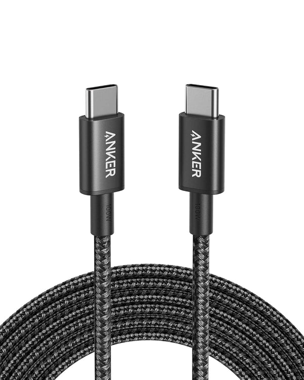 Anker 10ft USB C Cable 100W, Type C to USB C, Fast Charge for iPhone 15, MacBook, iPad, Samsung Galaxy S23.