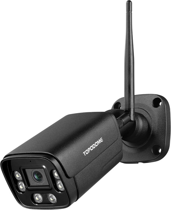 RTSP WiFi Bullet Camera Outdoor for Home Security - 1080P IP Surveillance, 65ft Night Vision, Humanoid Detection