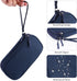 Travel Cable Organizer, Electronics Accessories Bag for Charger, Phone, Memory Card, Travel Gadget Bag, Blue