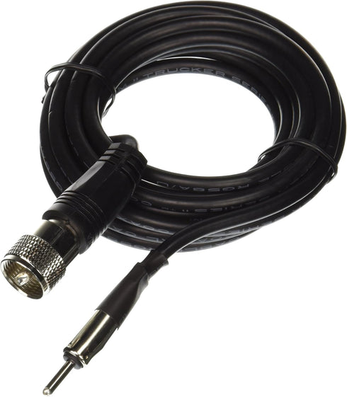 RoadPro RP-100C 10' AM/FM Antenna Coaxial Cable,Black