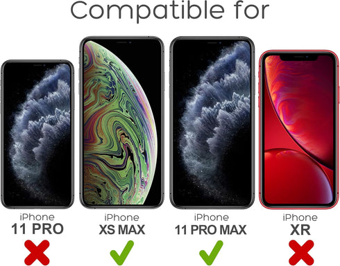3 Pack Clear Premium Tempered Glass Screen Protector for iPhone XS MAX & 11 PRO MAX (6.5”)