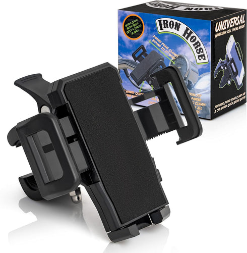 Diamond Plate Adjustable Phone Mount for Motorcycle/Bicycle
