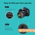 Foto&Tech SX520 SX530 SX540 HS Lens Cap for Canon PowerShot SX540 SX520 SX530 HS Lens