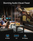 4K (20FT) (4K 60Hz, 18Gbps 10+, Dolby PS5, BlueRigger Flat HDMI Cable - Ultra HD, High Speed, HDR Wall Mount Slim HDMI