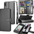 Tekcoo Galaxy A20E Case, Galaxy A10E Wallet Case, Luxury PU Leather Flip Cover with Detachable Magnetic Hard Case
