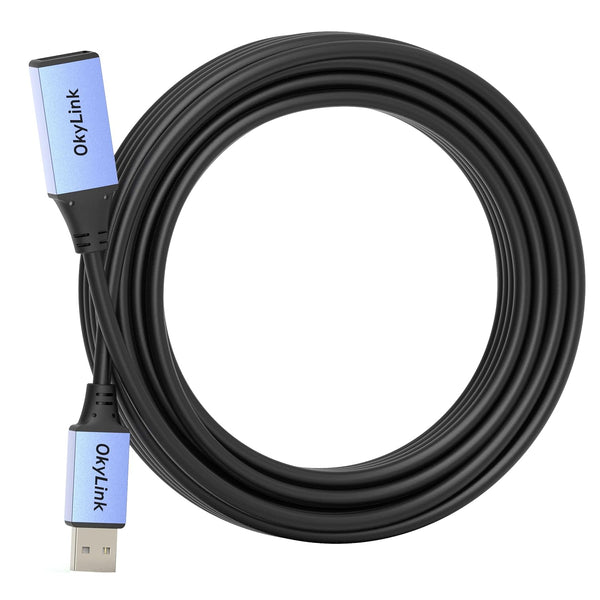 OkyLink 32ft(10M) Active USB 2.0 Extension Cable A Male to A Female