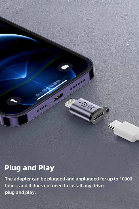 USB C/Lightning to Micro USB Adapter, Type C/Micro USB Female to Lightning Male Converter, 8 Pack Micro USB/Lighting to