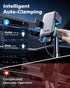 1Zero Auto Clamping Wireless Car Charger Sturdy Cup Holder Phone Mount 15W Fast Charging for iPhone 15 Pro Max Plus 14