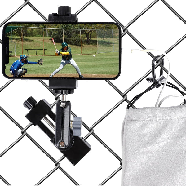 FPN Cell Phone Fence Mount for iPhone, GoPro, Insta360, and Other Action Cameras,
