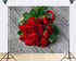 TryKid 5x3ft Romantic Red Rose Bouquet Backdrop Fresh Flower Gift Photography Background Valentine Day Wedding Party