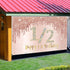 Happy 1/2 Birthday Banner Backdrop Decorations for Girls, Rose Gold Half Birthday Party Sign Supplies, Pink 6 Months