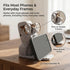 LebriQ 2-in-One Glasses Holder for Nightstand, Moai Phone Stand for Desk and Glasses Holder, Resin Organizer