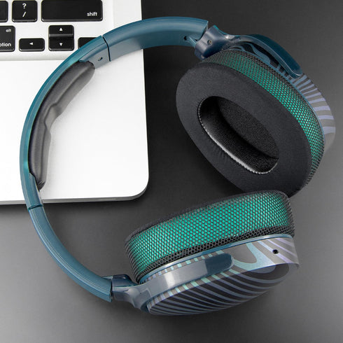 SOULWIT Cooling Gel Earpads Cushions Replacement for Skullcandy Hesh 3/ANC/Evo & Crusher Wireless/ANC/Evo & Venue ANC Over-Ear Headphones,Ear Pads Cushions with Noise Isolation Foam (Dark Green)