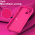 Shop DEENAKIN Hot Pink Silicone iPhone 15 Plus Case with Screen Protector - Slim Fit, Enhanced Camera Protection, 6.7"