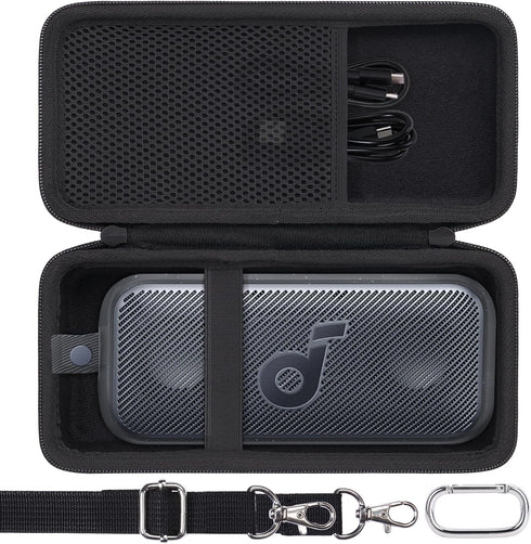 co2CREA Hard Case for Anker Soundcore Motion 300 Wireless Hi-Res Portable Speaker, Black Protective Case
